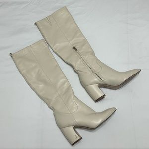 Sam Edelman Cream White Tall Boots